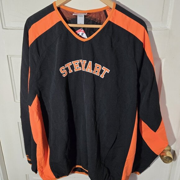 Vintage Rare Tony Stewart Chase Jacket Joe Gibbs Racing Jacket Black Orange L